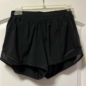 Lululemon size 6 black shorts